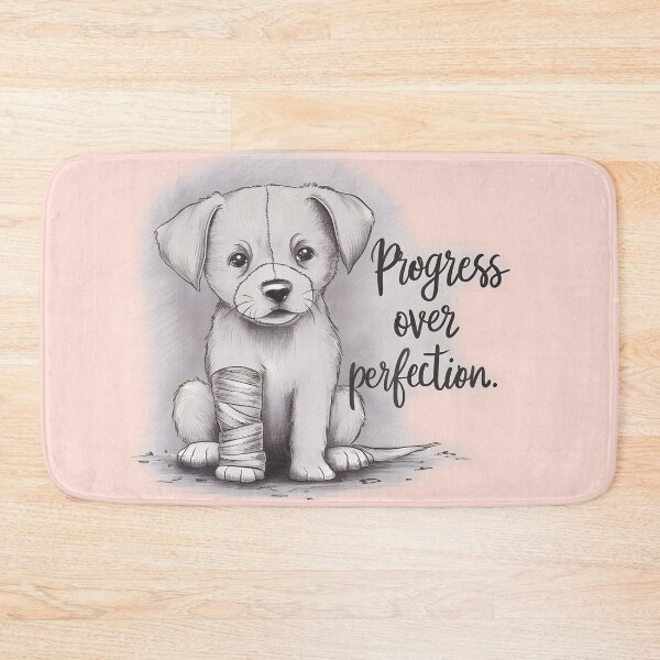 Item preview, Persevering Puppy: Progress Over Perfection designed and sold by KennerTH.