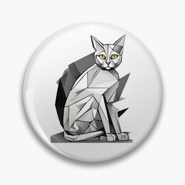 Item preview, Cubism Cat designed and sold by RetroPop23.