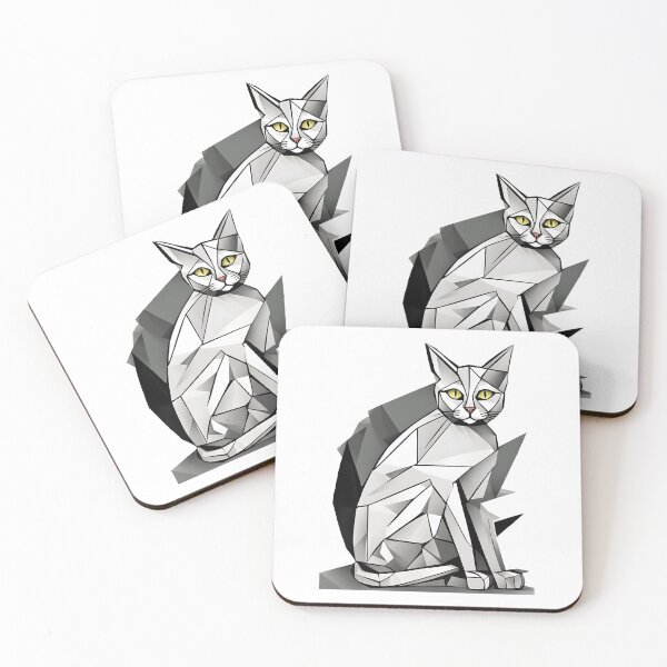 Item preview, Cubism Cat designed and sold by RetroPop23.