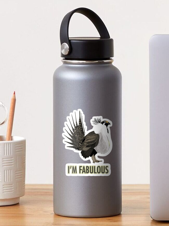 Thumbnail 1 of 3, Sticker, Fabulous Greater Sage-Grouse designed and sold by BennuBirdy.