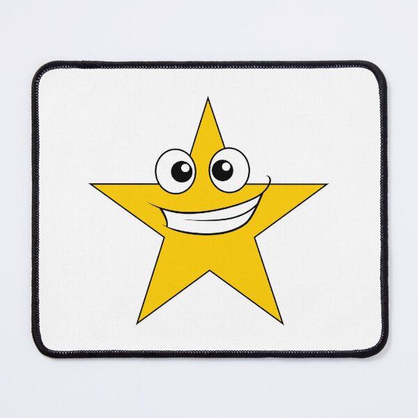 Item preview, STAR, Happy Smiling Funny Yellow Star designed and sold by larissa-myrie.