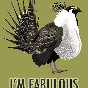 Artwork thumbnail, Fabulous Greater Sage-Grouse by BennuBirdy