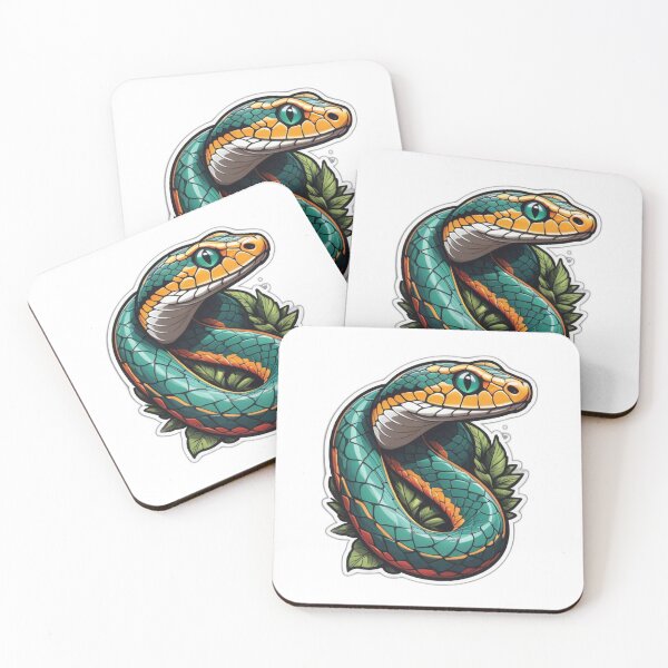 Item preview, Sleek Snake Sticker - Mysterious and Powerful Reptile Design designed and sold by Icenutikul1122.
