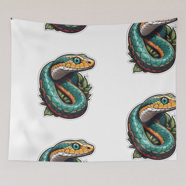 Item preview, Sleek Snake Sticker - Mysterious and Powerful Reptile Design designed and sold by Icenutikul1122.