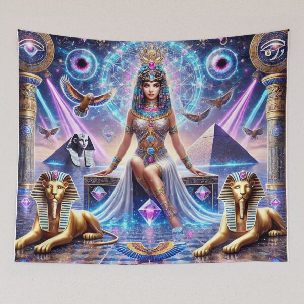 Item preview, "Cleopatra's Divine Realm – The Golden Goddess of Egypt" designed and sold by Meta2Physical.