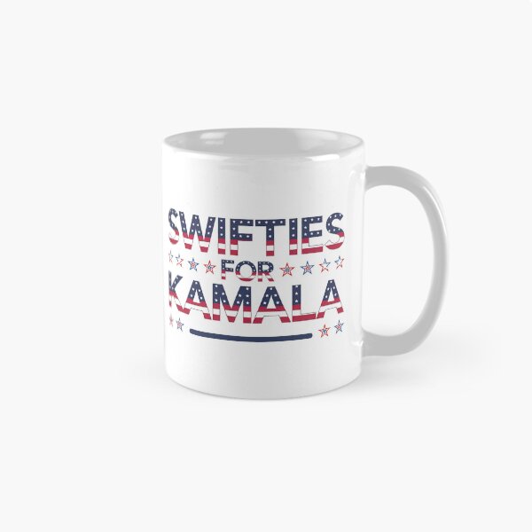 Aperçu de l'œuvre Swifties pour Kamala, Taylor Swift pour Kamala Harris créée et vendue par graphic-genie.