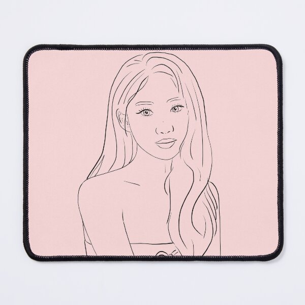 Item preview, Sihyeon / Kim sihyeon (Everglow) K-pop artist outline art designed and sold by Eclectic-aww.
