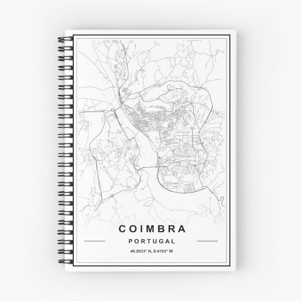 Item preview, Coimbra City Map designed and sold by SHAMPAIN-ART-CO.