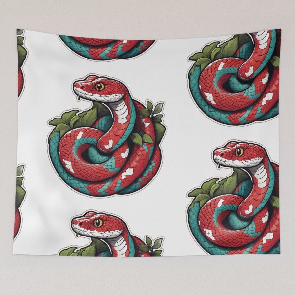 Item preview, Sleek Snake Sticker - Mysterious and Powerful Reptile Design designed and sold by Icenutikul1122.
