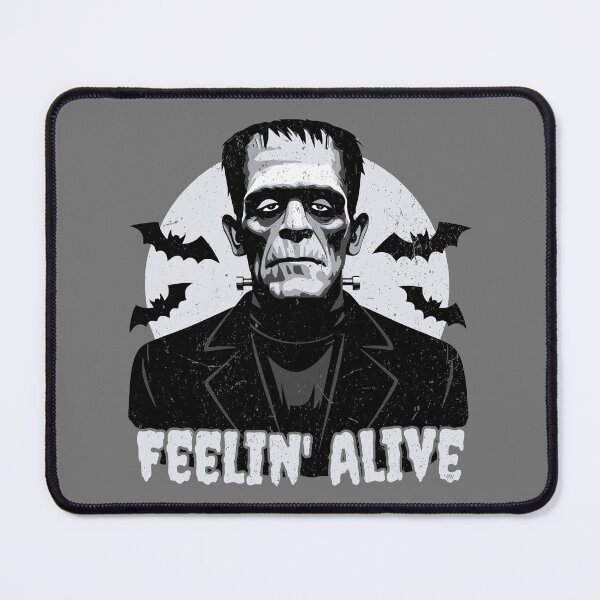 Item preview, Feelin' Alive - Cute Funny Vintage Halloween Frankenstein designed and sold by Urban-Alien.