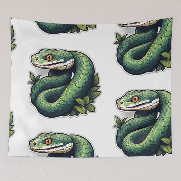 Item preview, Sleek Snake Sticker - Mysterious and Powerful Reptile Design designed and sold by Icenutikul1122.