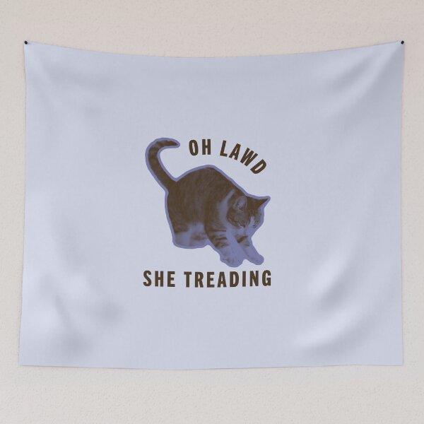 Item preview, Oh Lawd She Treading Cat designed and sold by remake-shop.