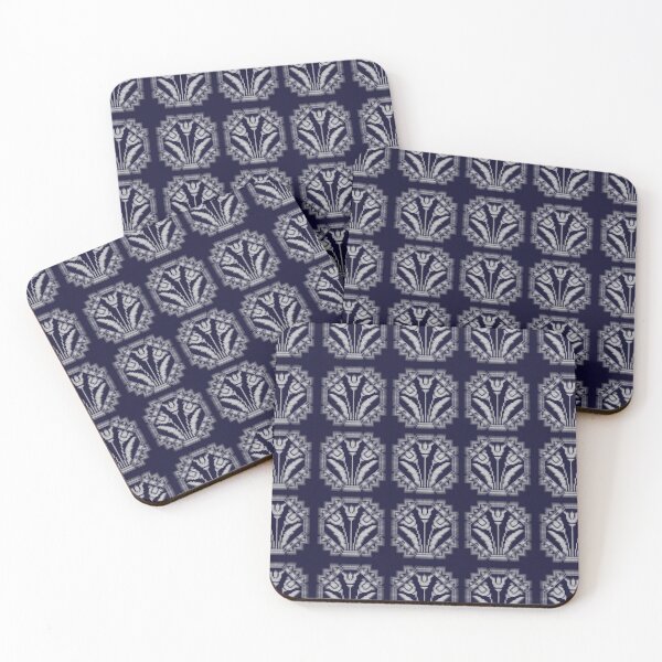 Item preview, Thai tulips pattern background designed and sold by ThaiWeave.