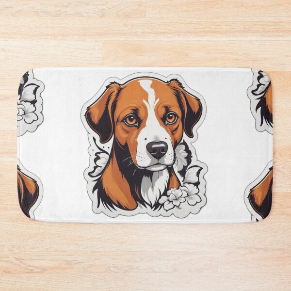 Item preview, Playful Dog Sticker - Loyal and Adorable Pet Design designed and sold by Icenutikul1122.