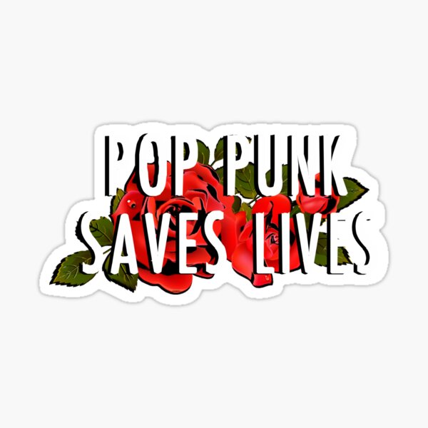 Pop Punk Saves Lives Sticker