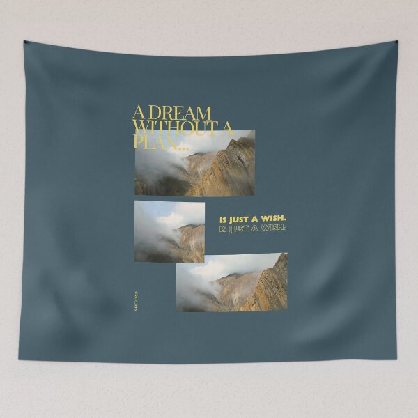 Item preview, Facts Lens - Foggy, Scenery, and Trees in the Modern Trend Mountain of Truth and Quotes (Yellow and Orange) designed and sold by Zelie ..