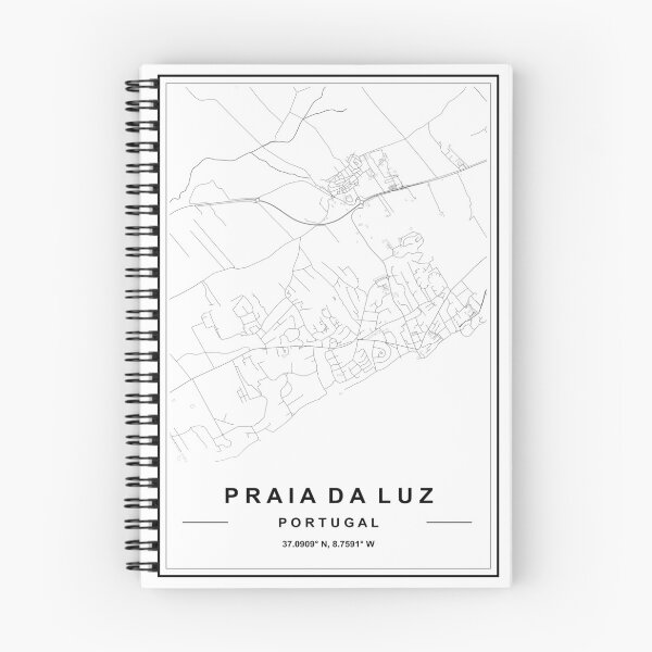 Artikelvorschau, Praia Da Luz Stadtplan entworfen und verkauft von SHAMPAIN-ART-CO.