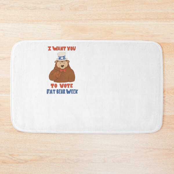 Item preview, I Want You To Vote: Fat Bear Week designed and sold by MellowMoths.
