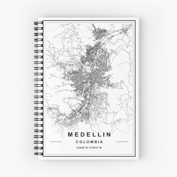 Item preview, Medellin City Map designed and sold by SHAMPAIN-ART-CO.