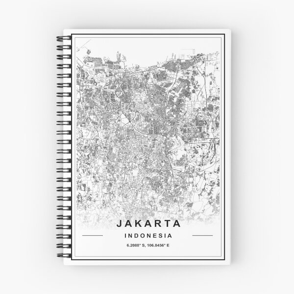 Item preview, Jakarta City Map designed and sold by SHAMPAIN-ART-CO.