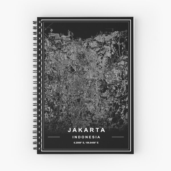 Item preview, Jakarta City Map designed and sold by SHAMPAIN-ART-CO.