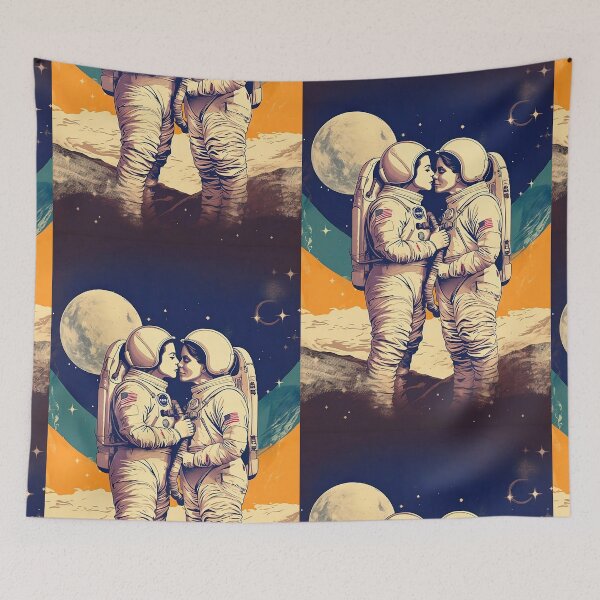 Item preview, Cosmic Love, Girls in Love designed and sold by ArtPixelHaven.