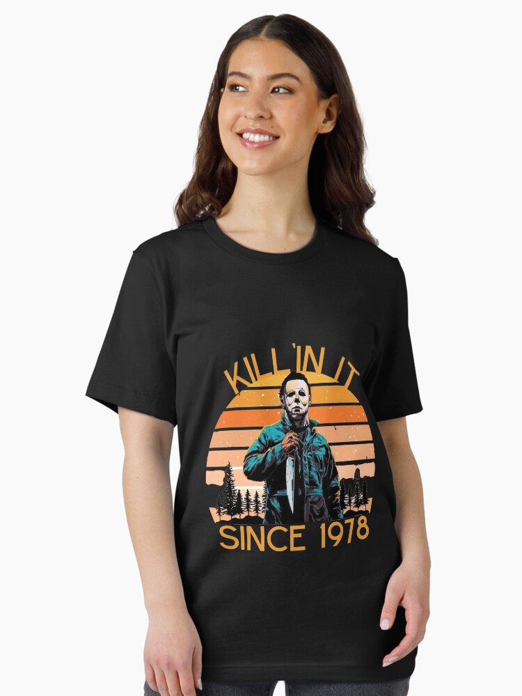 Thumbnail 1 of 7, Essential T-Shirt, michael retro killin it since 1978 designed and sold by PontiaGudam.