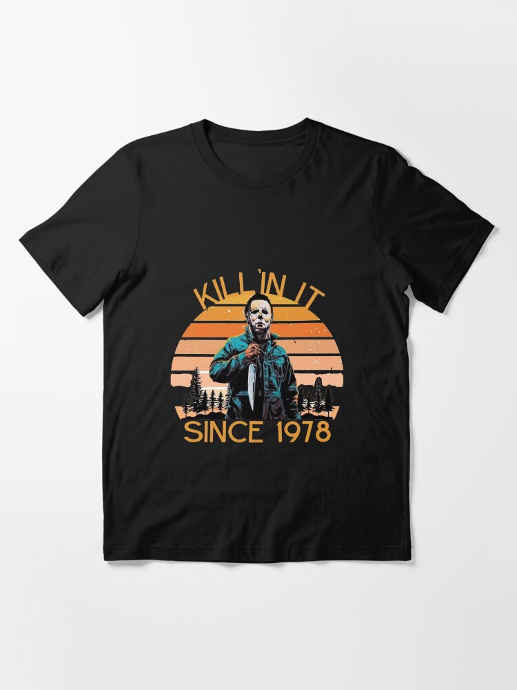 Thumbnail 3 of 7, Essential T-Shirt, michael retro killin it since 1978 designed and sold by PontiaGudam.