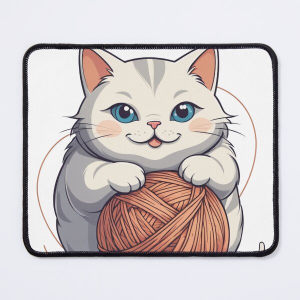 Item preview, Cute Chubby Cat - Adorable and Cheerful Pet Illustration designed and sold by Icenutikul1122.