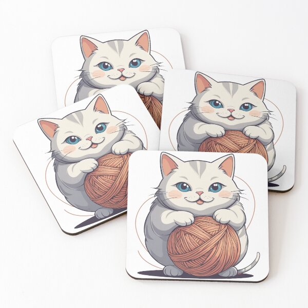 Item preview, Cute Chubby Cat - Adorable and Cheerful Pet Illustration designed and sold by Icenutikul1122.