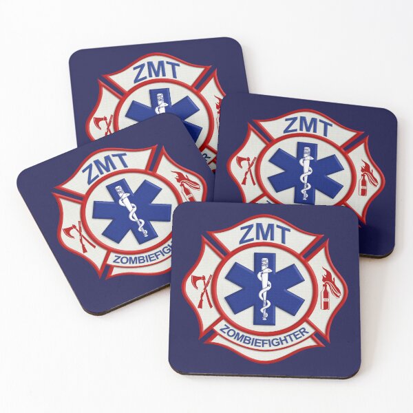 Item preview, Zombiefighter EMT Patch Post-Apocalyptic Design designed and sold by andabelart.