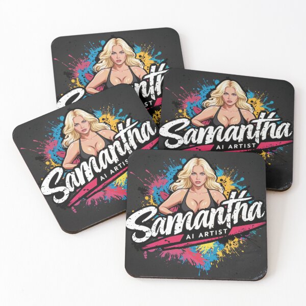 Item preview, Dynamic Samantha Logo for Merch designed and sold by Samantha AI Artist.