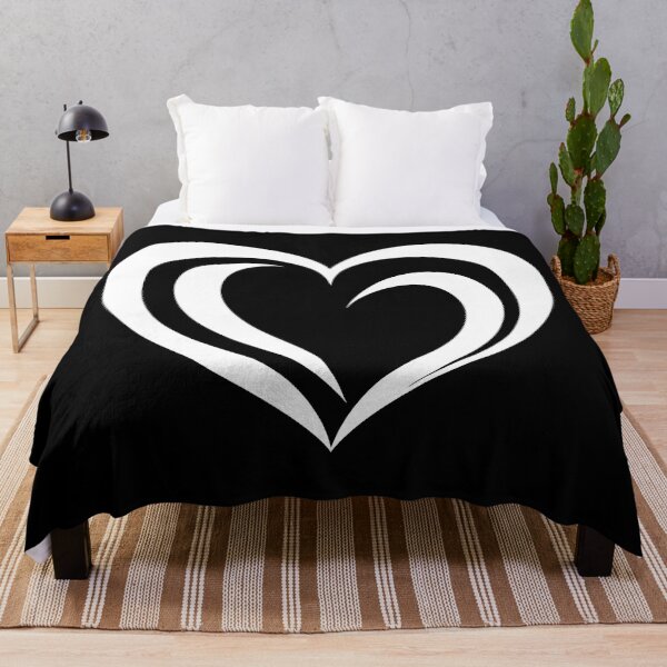 Item preview, Minimalist Heart Design in Bold White Lines – A Modern, Simple, and Elegant Expression of Love designed and sold by UniGift.