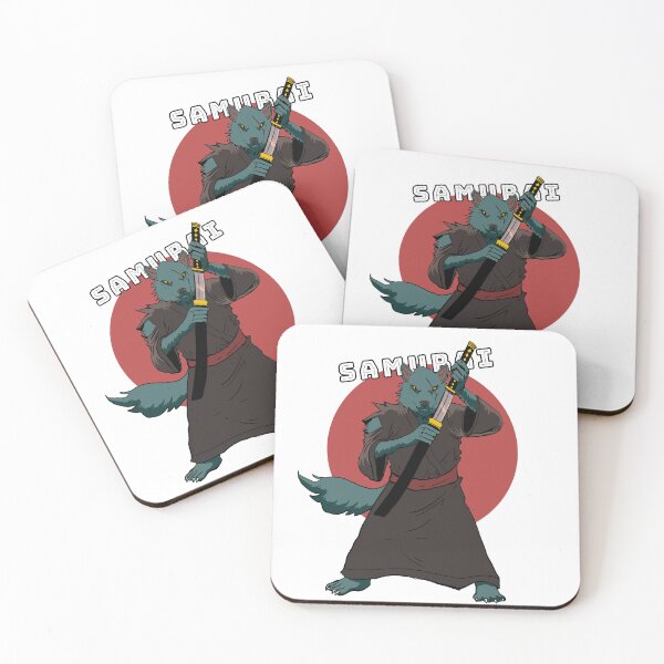 Item preview, Wolf samurai designed and sold by InkArtHobby.