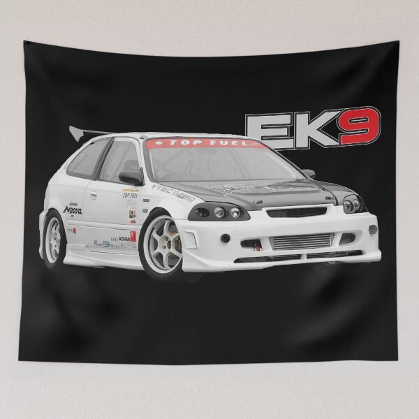 Item preview, jDM advan rg top fuel ek hatch ek9 turbo HOT HATCH OEM champ white 6th gen designed and sold by cowtownCOWBOY.