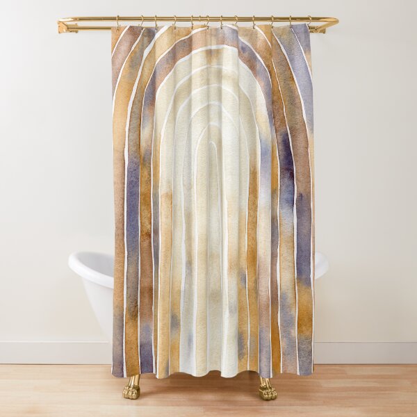 Barn Owl | Abstract Animal Watercolor Collection Shower Curtain