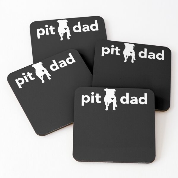 Item preview, Pitbull Dad Funny T-shirt For Pit Bull Lovers and Owners designed and sold by samishoops.