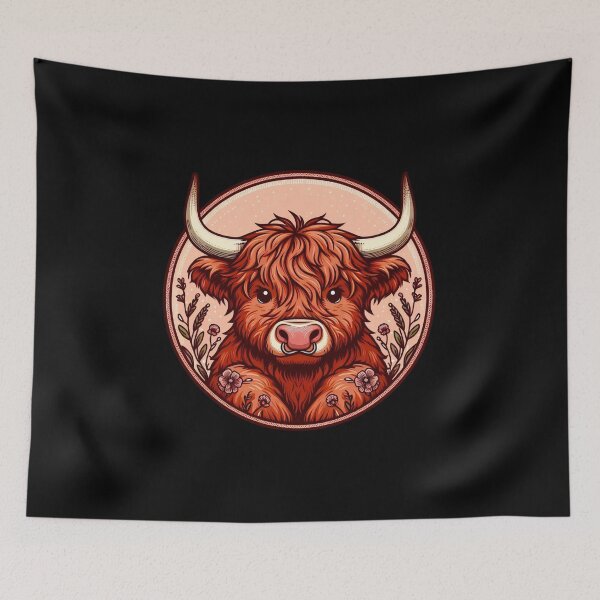Item preview, Scottish Hairy Highland Cow designed and sold by Azrora.