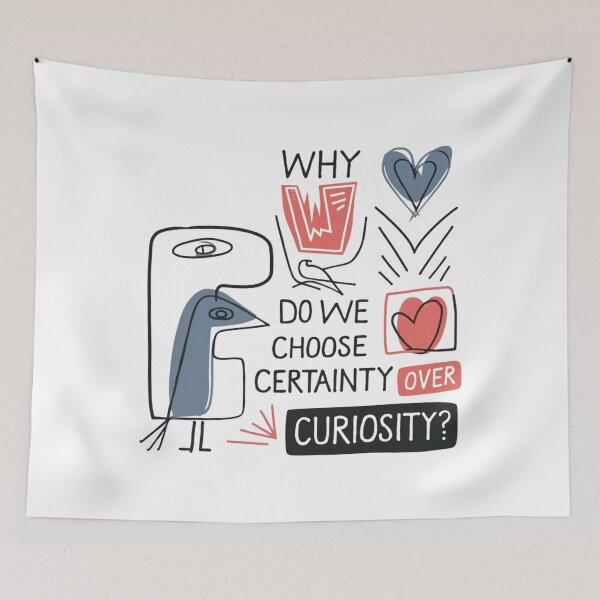 Item preview, Certainty over Curiosity, funnyfits70, Humor, Funny designed and sold by FunnyFits70.