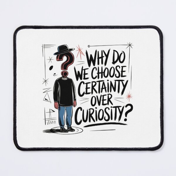 Item preview, Certainty over Curiosity, funnyfits70, Humor, Funny designed and sold by FunnyFits70.