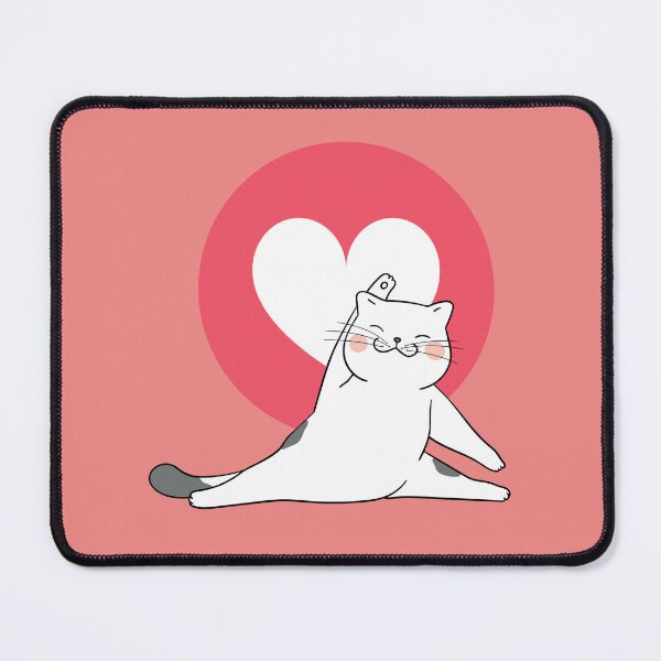 Item preview, Cute cat and heart designed and sold by upupupshop.