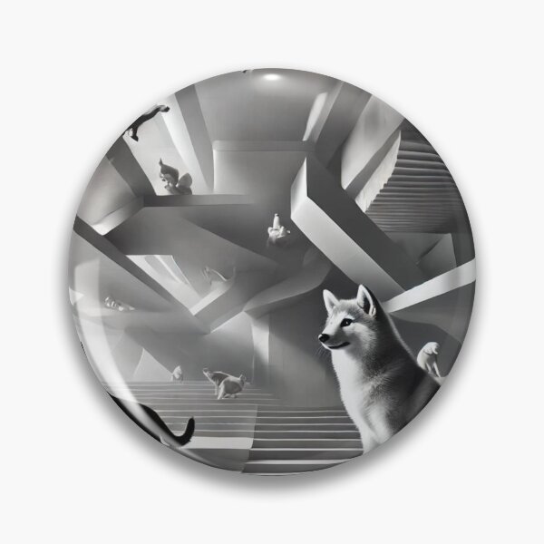 Item preview, Surreal Pets in Futuristic Staircase Architecture designed and sold by takeng07.