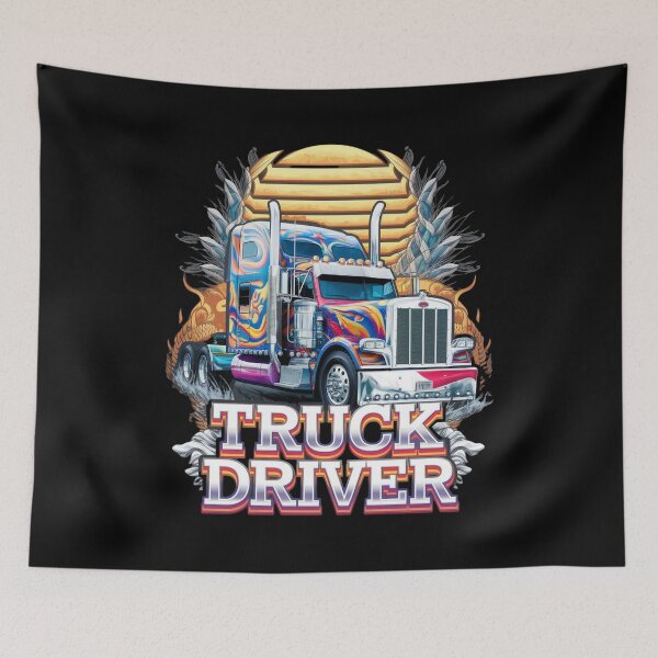 Item preview, Truck driver - American trucking - American truckers - Keep trucking - Chrome dreams designed and sold by JansenGS.