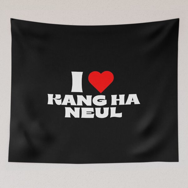 Item preview, I Love Kang Ha-neul – White Fonts designed and sold by Itsheartshop.
