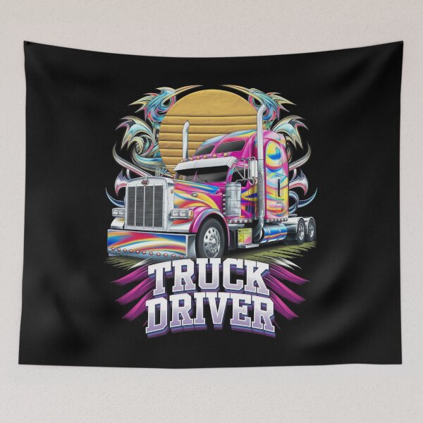 Item preview, Truck driver - American trucking - American truckers - Keep trucking - Chrome dreams designed and sold by JansenGS.