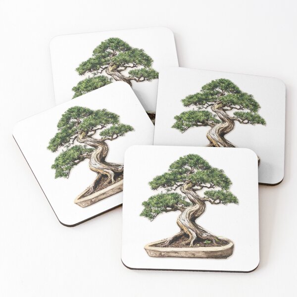 Item preview, Beautiful bonsai tree in pot design designed and sold by SmileshareShop.