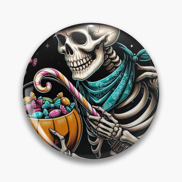 Item preview, Any candy on you? Skeleton hunting Halloween T-shirt designed and sold by pafkrusk.