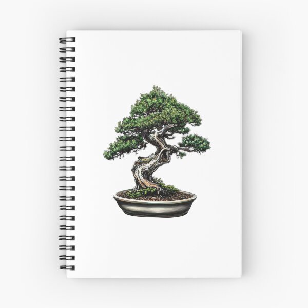 Item preview, Old bonsai tree in pot design designed and sold by SmileshareShop.