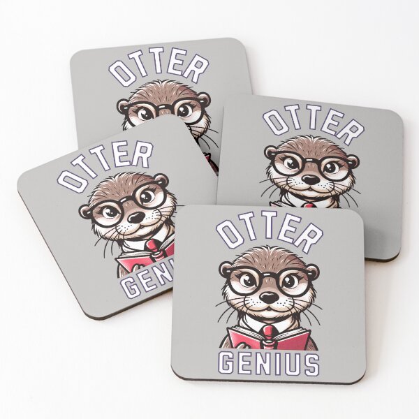 Item preview, Otter Genius - Pun time with the smartest Otter around! designed and sold by geetarv.