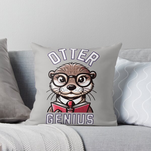 Item preview, Otter Genius - Pun time with the smartest Otter around! designed and sold by geetarv.
